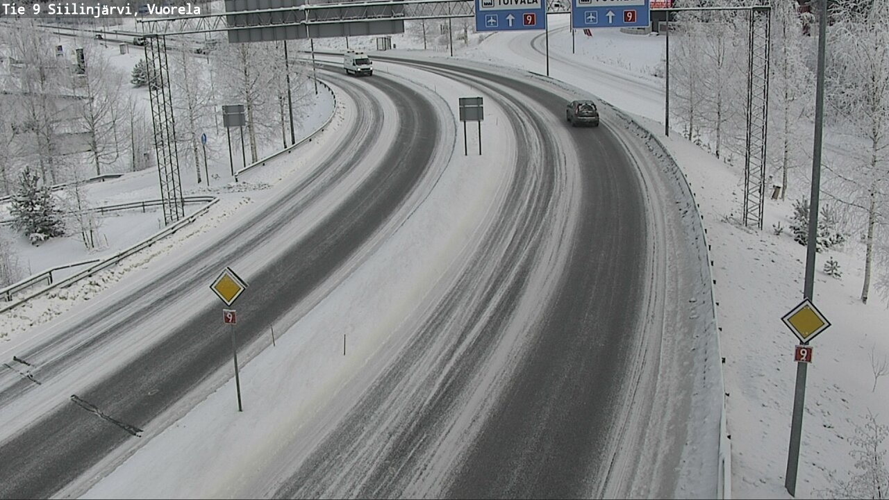 Weather Camera Image Road 9 Siilinjärvi, Vuorela, Siilinjärvi, Pohjois-Savo