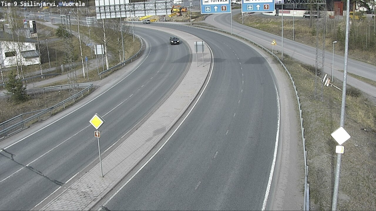 Weather Camera Image Väg 9 Siilinjärvi, Vuorela, Siilinjärvi, Pohjois-Savo