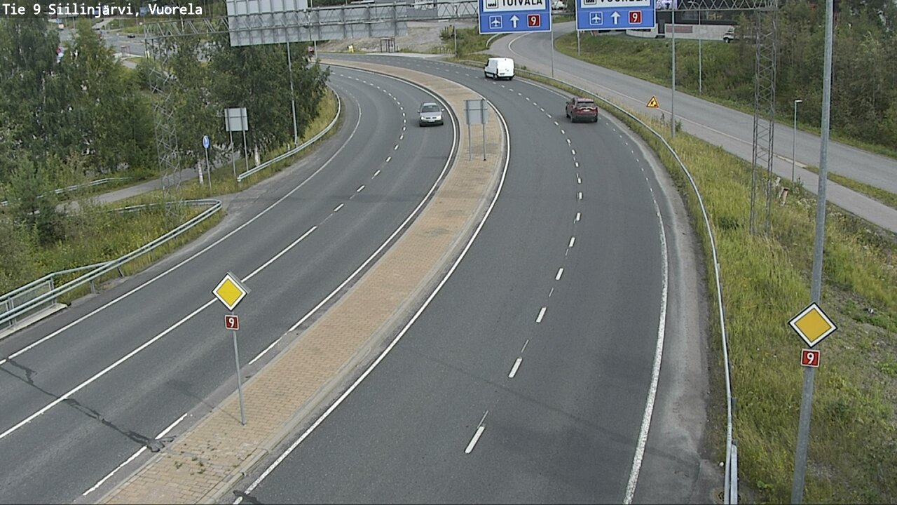 Weather Camera Image Road 9 Siilinjärvi, Vuorela, Siilinjärvi, Pohjois-Savo