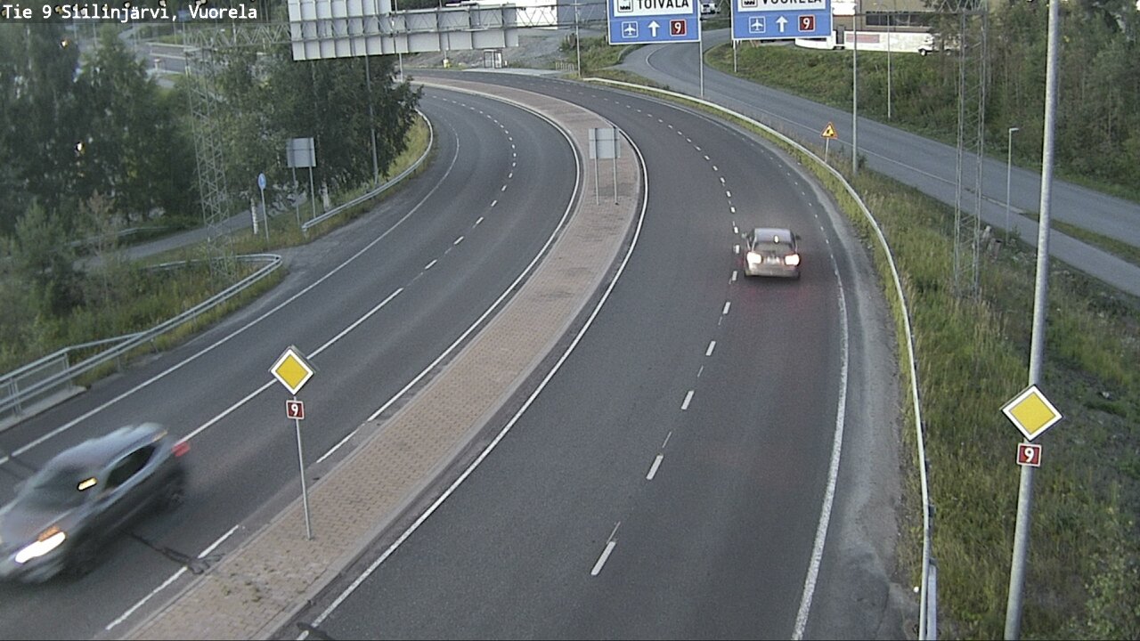 Weather Camera Image Väg 9 Siilinjärvi, Vuorela, Siilinjärvi, Pohjois-Savo