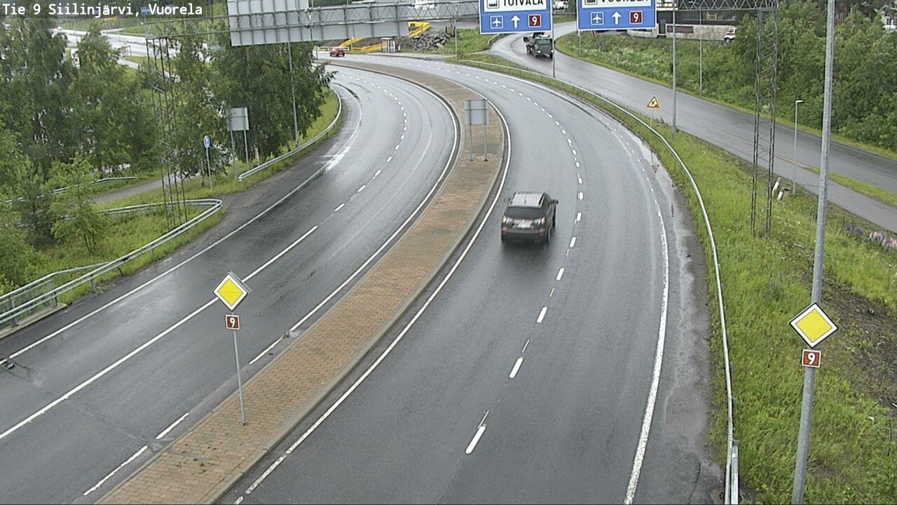 Weather Camera Image Väg 9 Siilinjärvi, Vuorela, Siilinjärvi, Pohjois-Savo