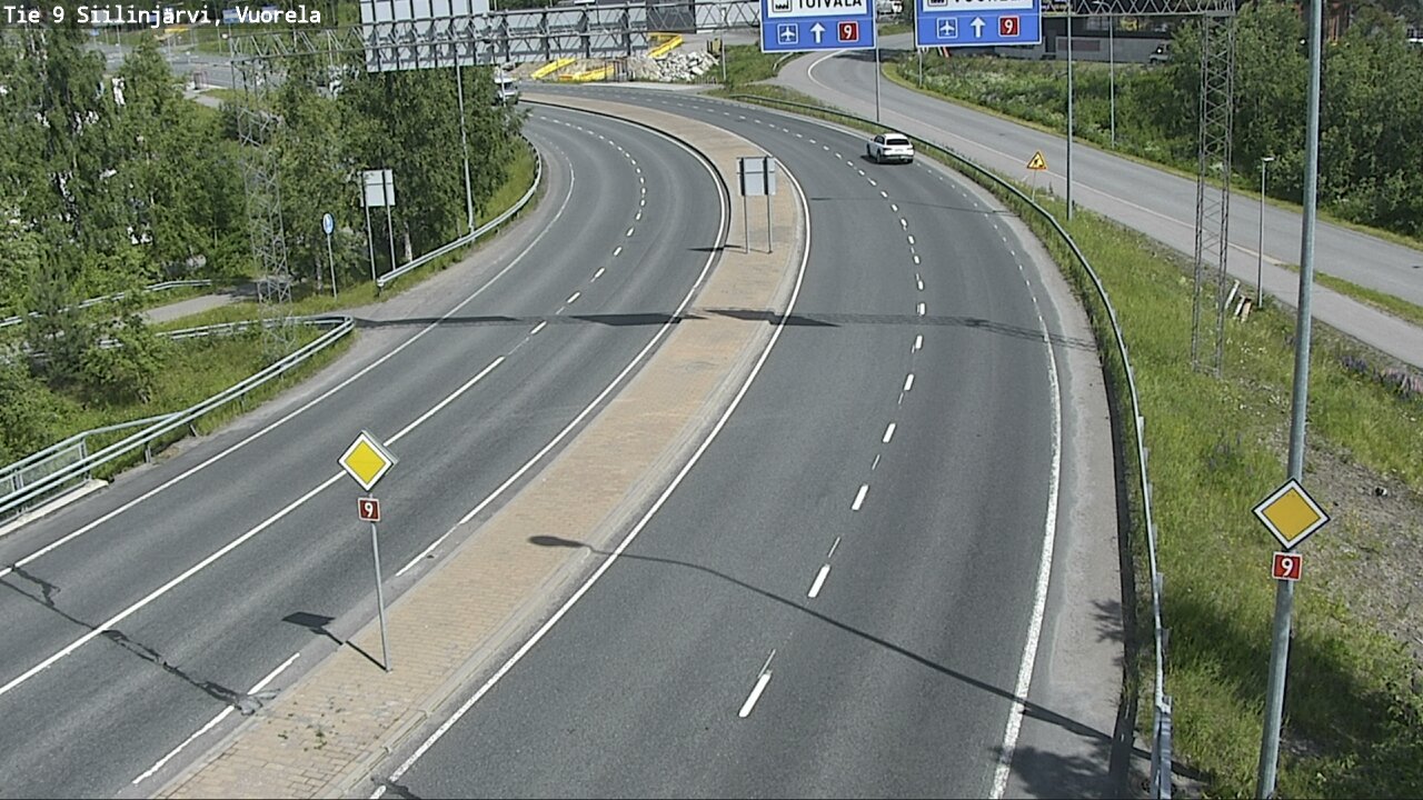 Weather Camera Image Road 9 Siilinjärvi, Vuorela, Siilinjärvi, Pohjois-Savo