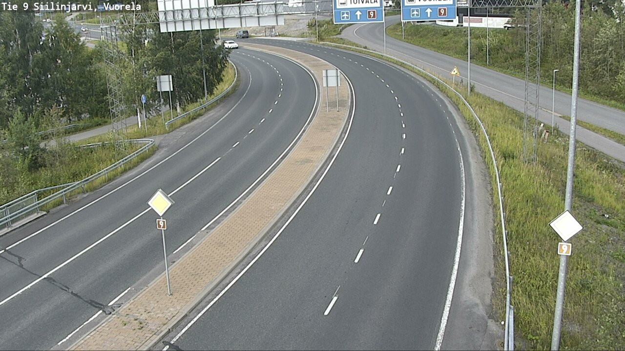 Weather Camera Image Väg 9 Siilinjärvi, Vuorela, Siilinjärvi, Pohjois-Savo