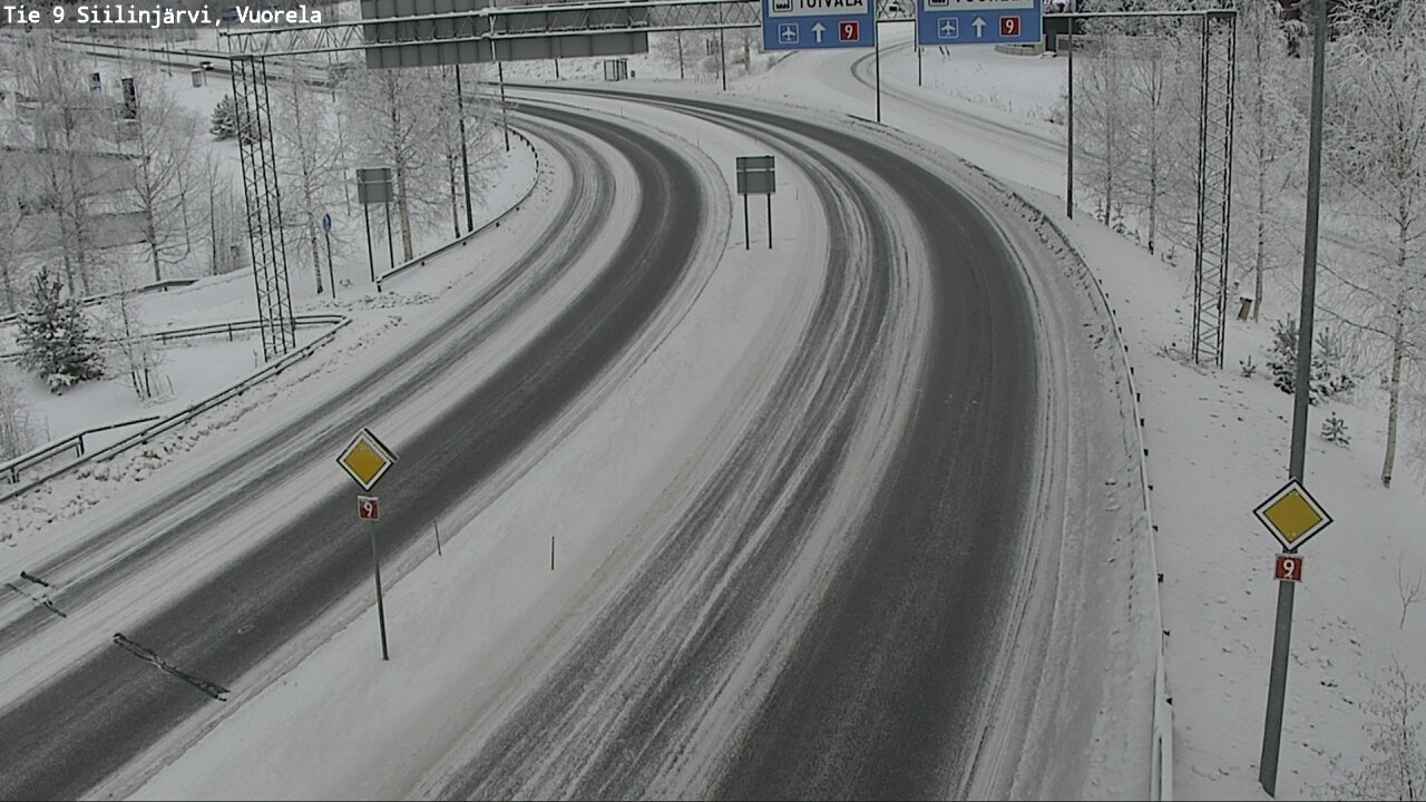 Weather Camera Image Väg 9 Siilinjärvi, Vuorela, Siilinjärvi, Pohjois-Savo