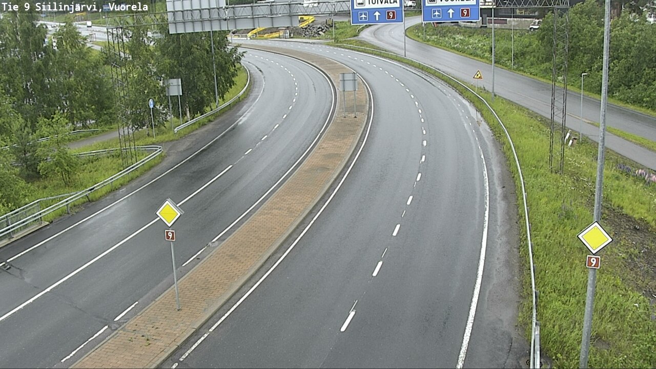 Weather Camera Image Väg 9 Siilinjärvi, Vuorela, Siilinjärvi, Pohjois-Savo