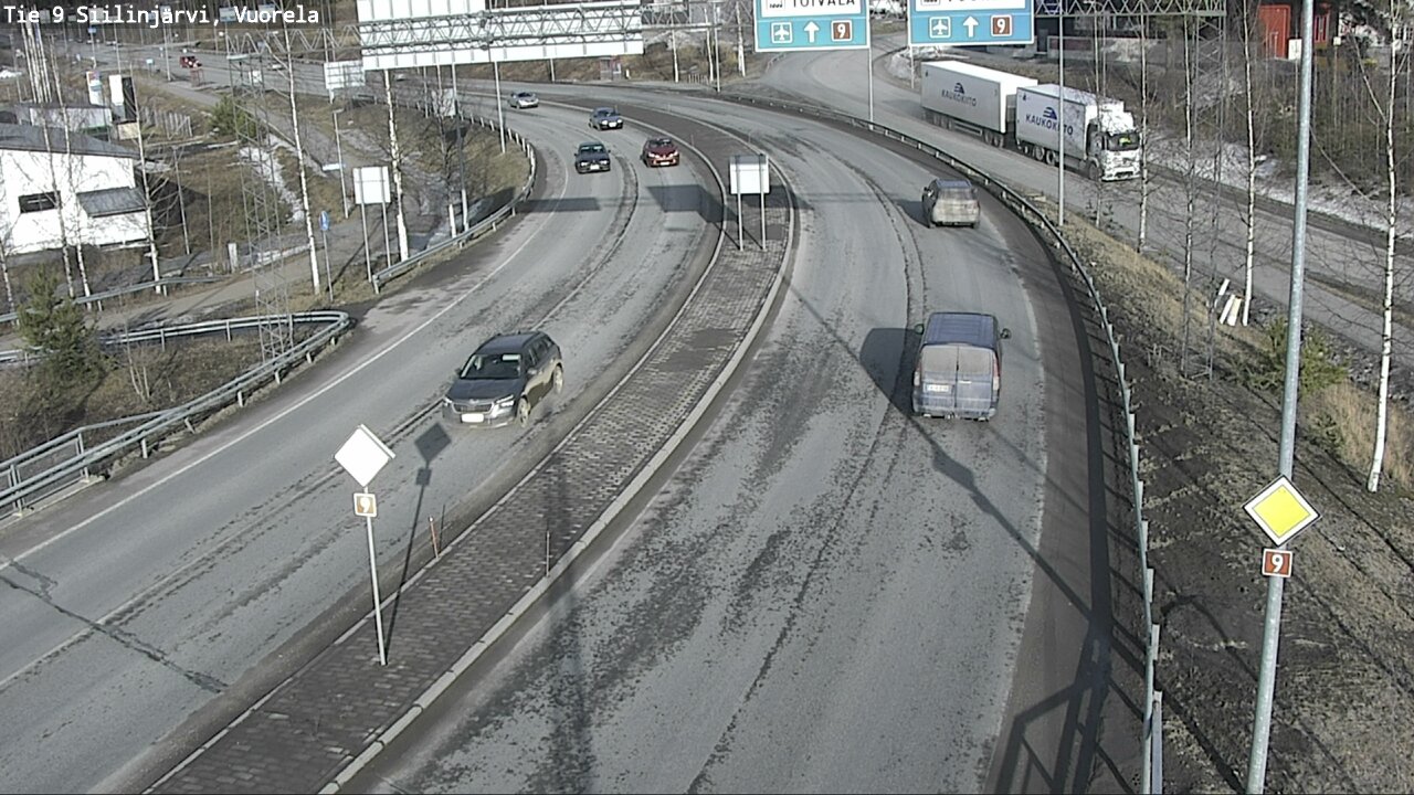 Weather Camera Image Road 9 Siilinjärvi, Vuorela, Siilinjärvi, Pohjois-Savo