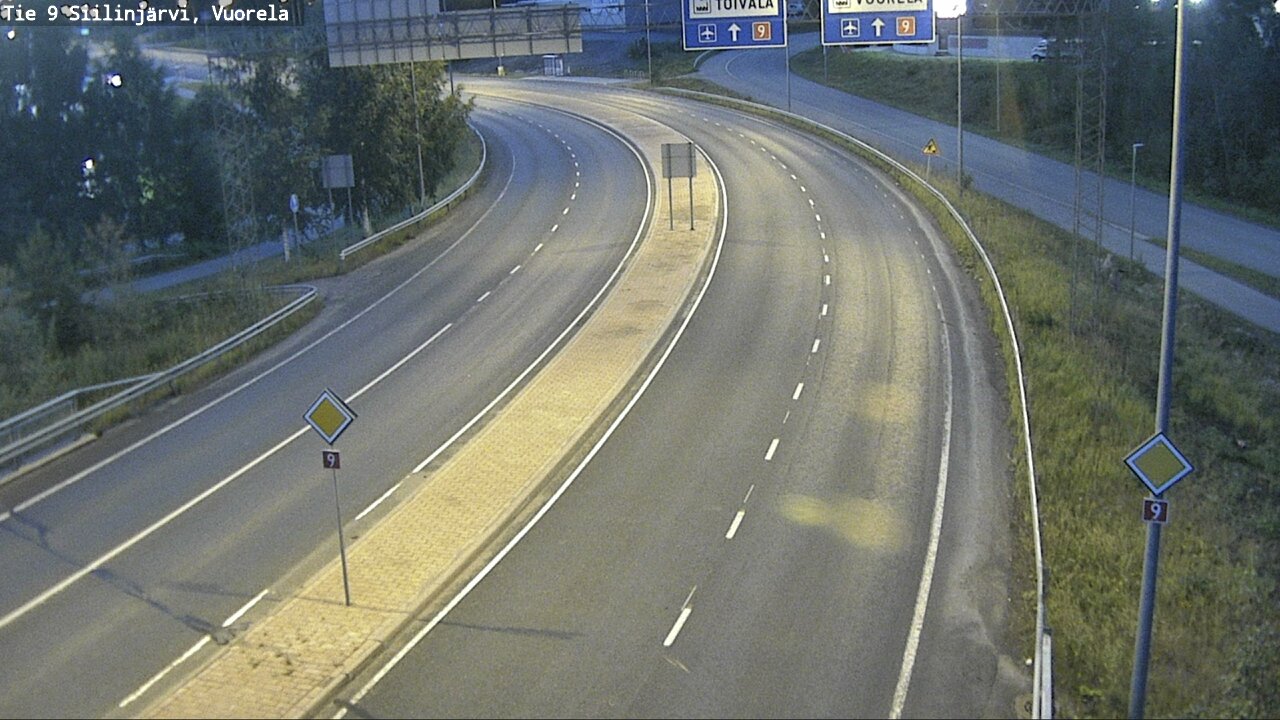 Weather Camera Image Väg 9 Siilinjärvi, Vuorela, Siilinjärvi, Pohjois-Savo