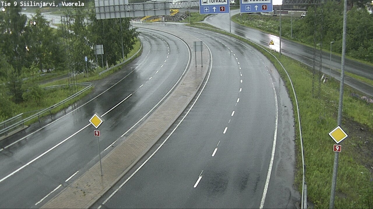 Weather Camera Image Road 9 Siilinjärvi, Vuorela, Siilinjärvi, Pohjois-Savo