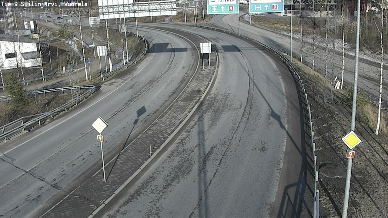 Weather Camera Image Road 9 Siilinjärvi, Vuorela, Siilinjärvi, Pohjois-Savo