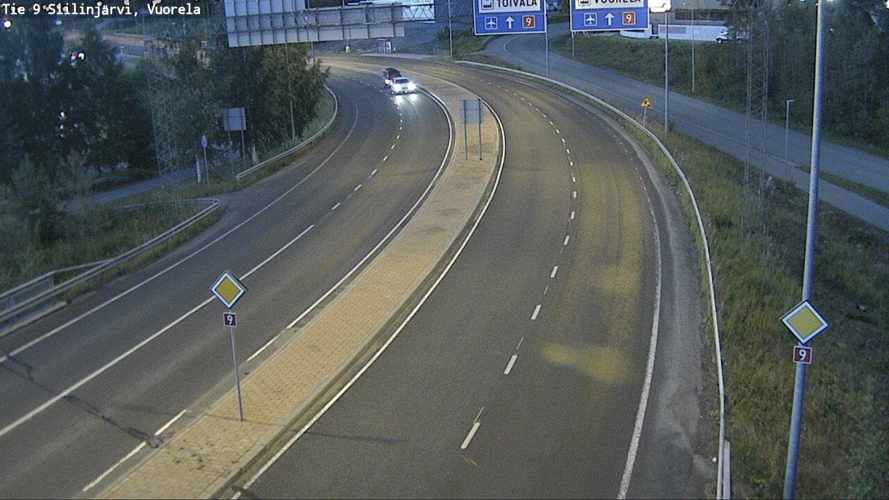 Weather Camera Image Väg 9 Siilinjärvi, Vuorela, Siilinjärvi, Pohjois-Savo