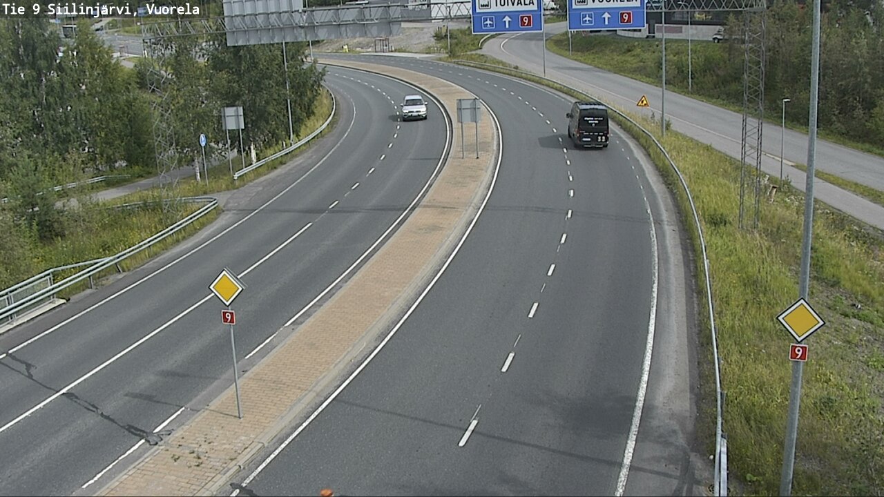 Weather Camera Image Road 9 Siilinjärvi, Vuorela, Siilinjärvi, Pohjois-Savo