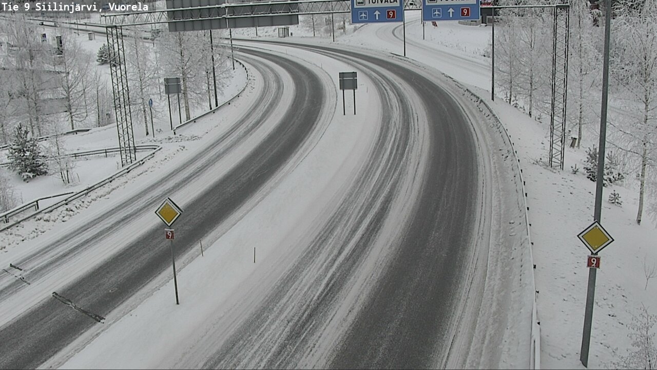 Weather Camera Image Road 9 Siilinjärvi, Vuorela, Siilinjärvi, Pohjois-Savo
