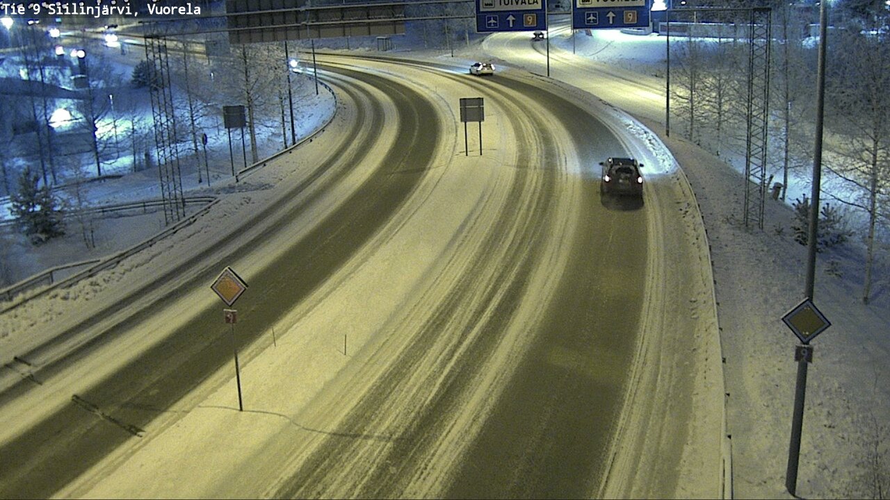 Weather Camera Image Väg 9 Siilinjärvi, Vuorela, Siilinjärvi, Pohjois-Savo