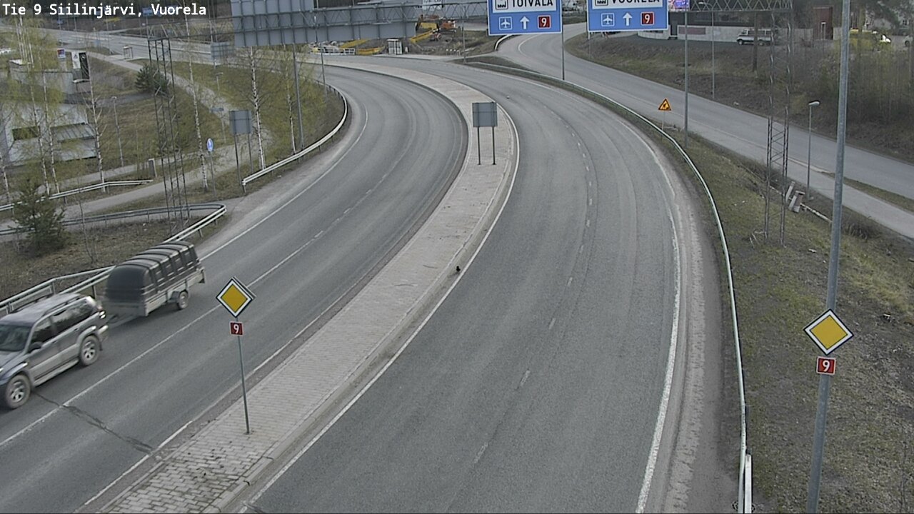 Weather Camera Image Road 9 Siilinjärvi, Vuorela, Siilinjärvi, Pohjois-Savo