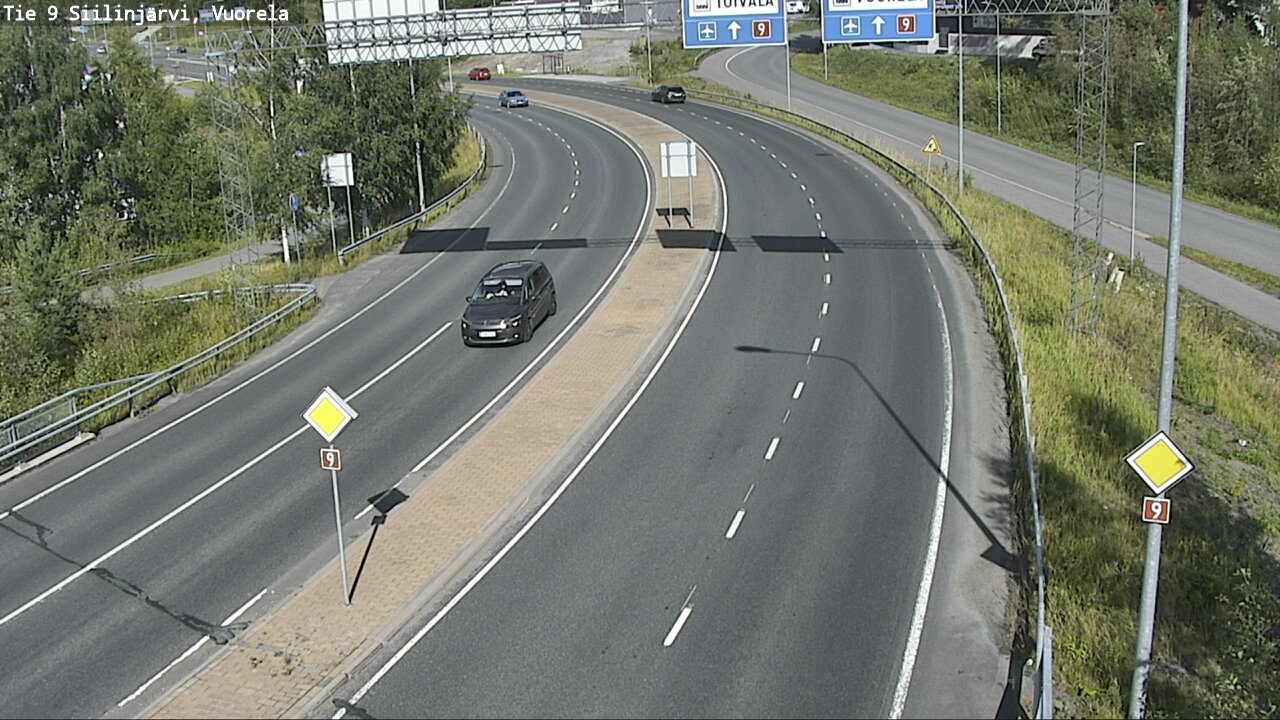 Weather Camera Image Väg 9 Siilinjärvi, Vuorela, Siilinjärvi, Pohjois-Savo