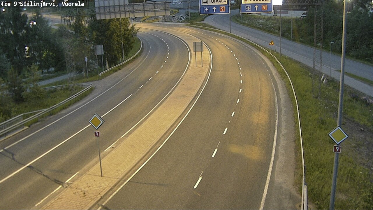 Weather Camera Image Road 9 Siilinjärvi, Vuorela, Siilinjärvi, Pohjois-Savo