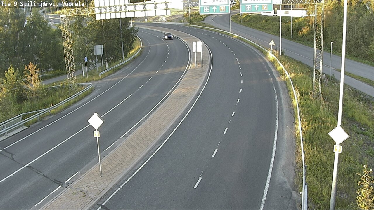 Weather Camera Image Väg 9 Siilinjärvi, Vuorela, Siilinjärvi, Pohjois-Savo