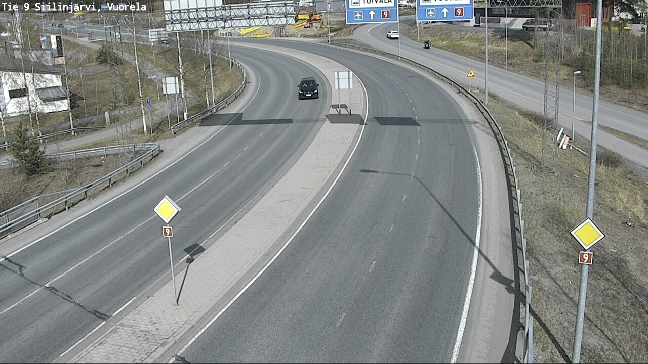 Weather Camera Image Väg 9 Siilinjärvi, Vuorela, Siilinjärvi, Pohjois-Savo