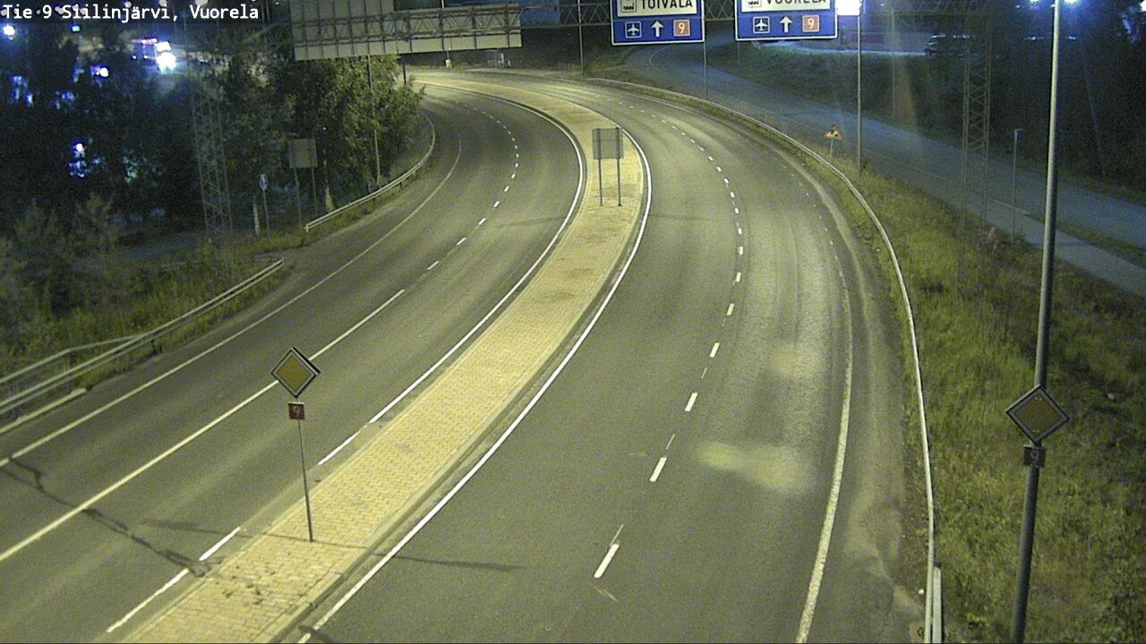 Weather Camera Image Väg 9 Siilinjärvi, Vuorela, Siilinjärvi, Pohjois-Savo