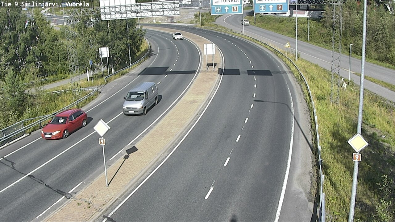 Weather Camera Image Väg 9 Siilinjärvi, Vuorela, Siilinjärvi, Pohjois-Savo