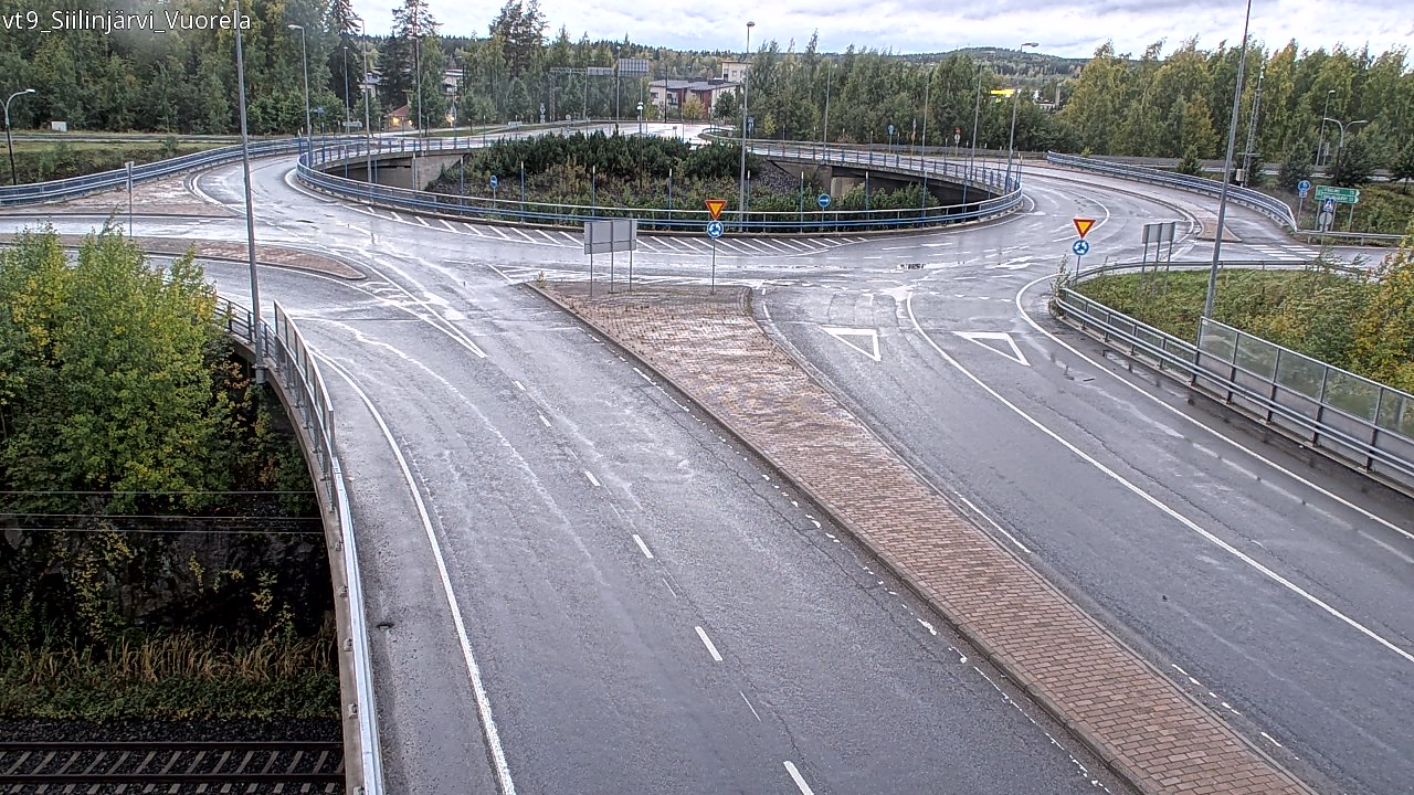 Weather Camera Image Road 9 Siilinjärvi, Vuorela, Siilinjärvi, Pohjois-Savo