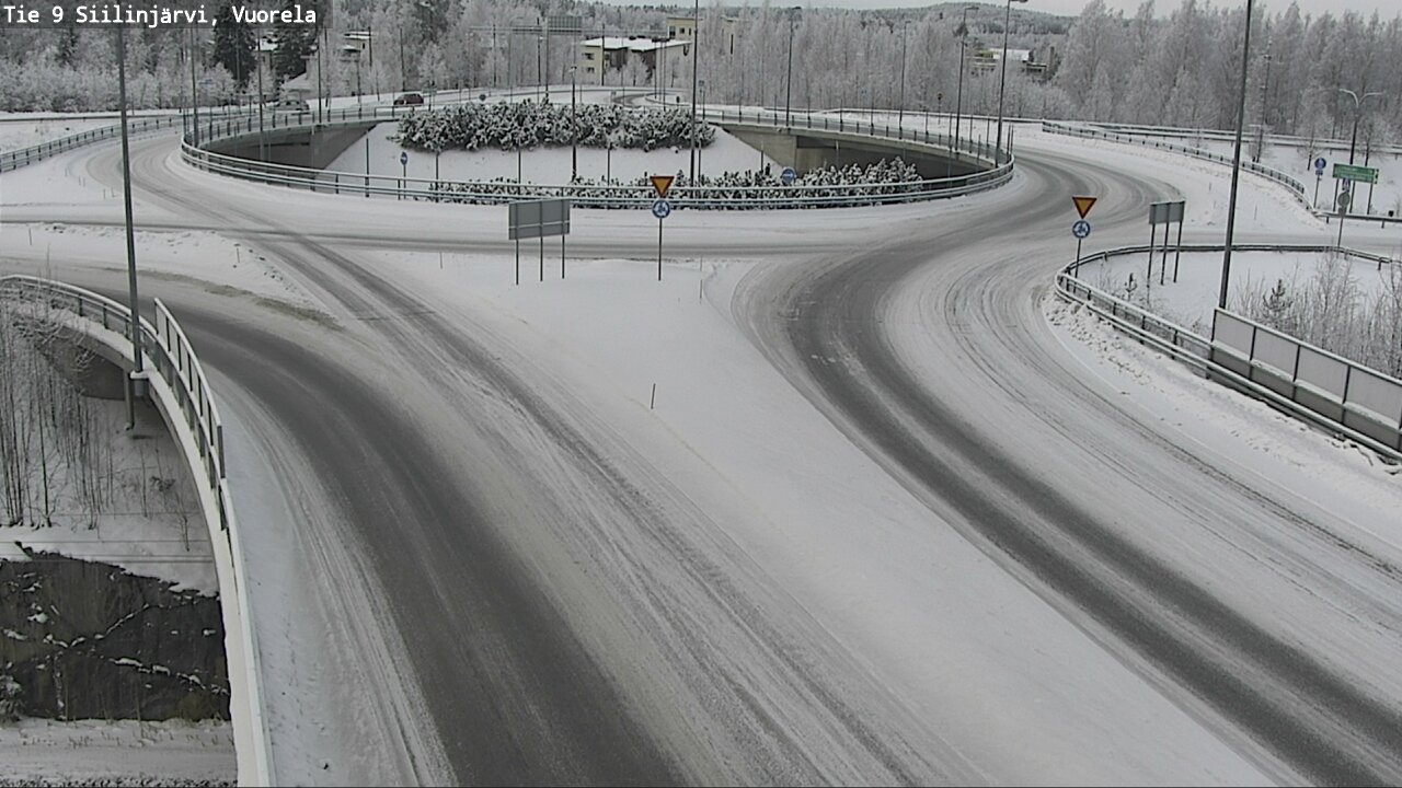 Weather Camera Image Road 9 Siilinjärvi, Vuorela, Siilinjärvi, Pohjois-Savo
