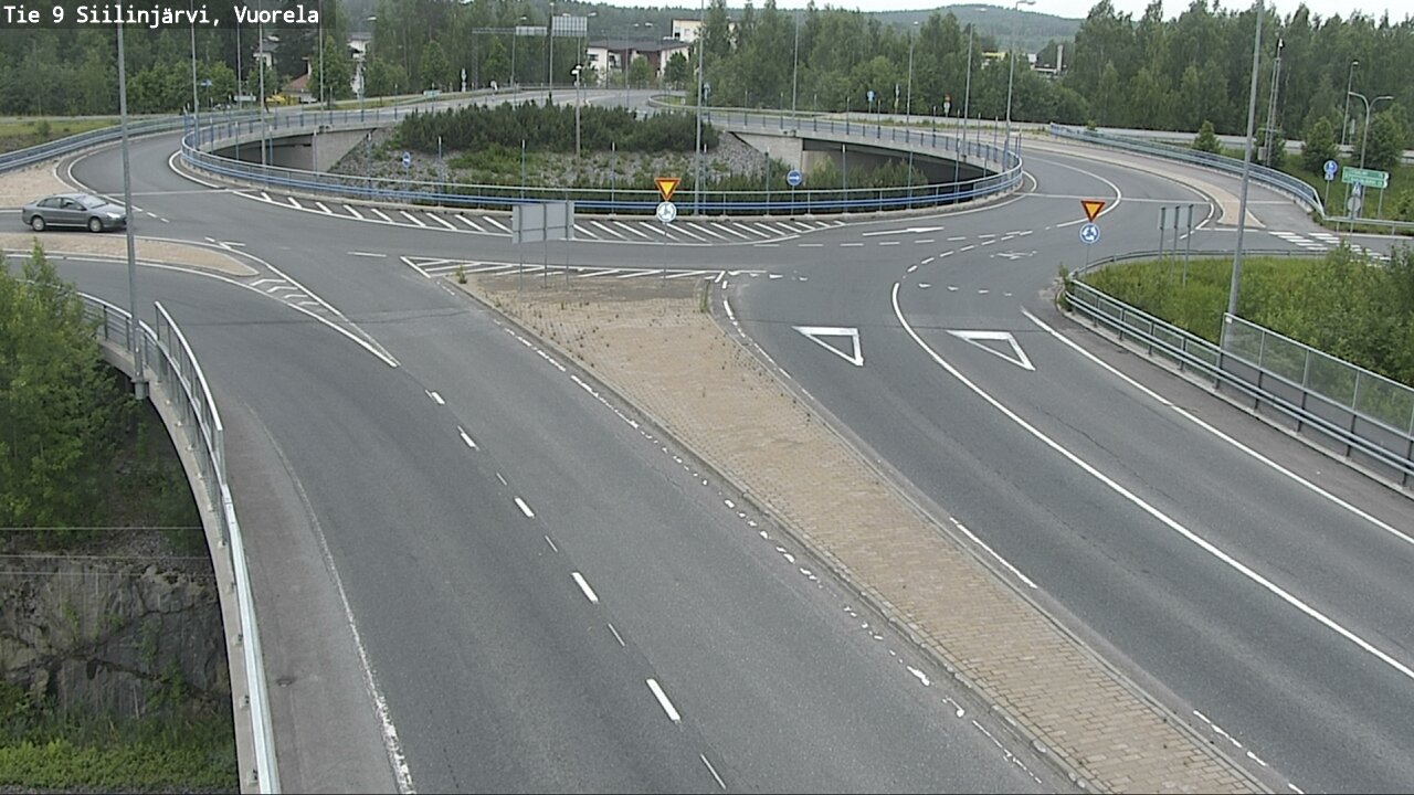 Weather Camera Image Road 9 Siilinjärvi, Vuorela, Siilinjärvi, Pohjois-Savo