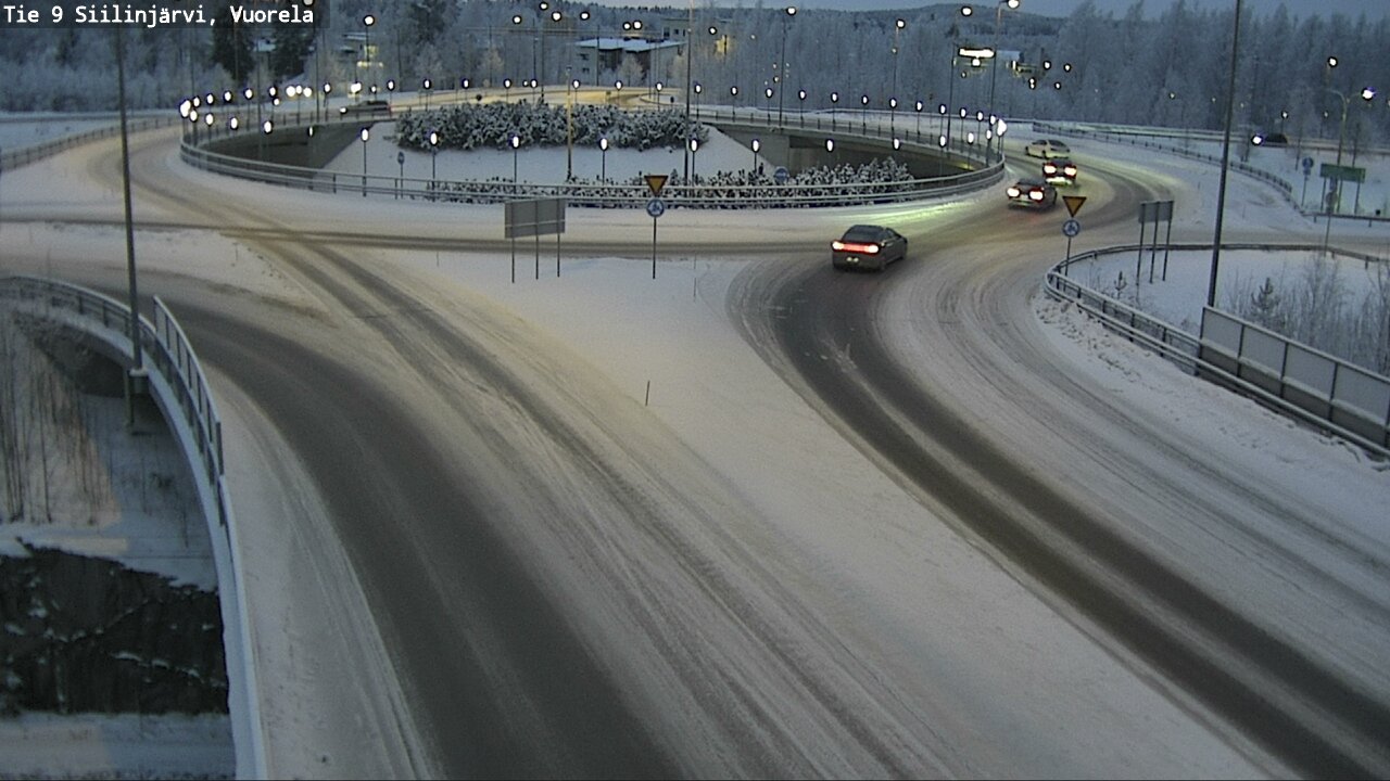Weather Camera Image Väg 9 Siilinjärvi, Vuorela, Siilinjärvi, Pohjois-Savo