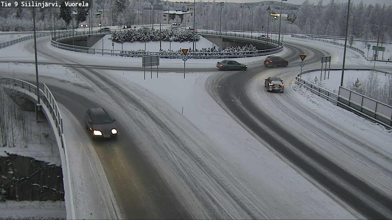 Weather Camera Image Väg 9 Siilinjärvi, Vuorela, Siilinjärvi, Pohjois-Savo
