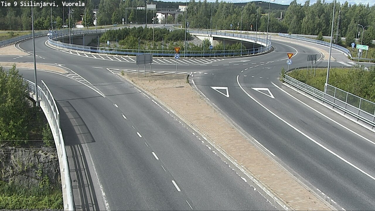 Weather Camera Image Väg 9 Siilinjärvi, Vuorela, Siilinjärvi, Pohjois-Savo