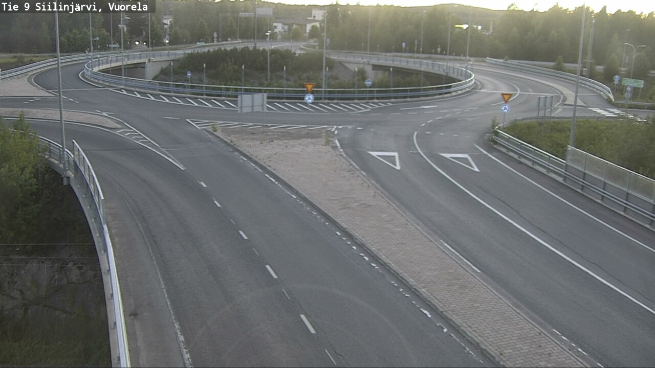 Weather Camera Image Väg 9 Siilinjärvi, Vuorela, Siilinjärvi, Pohjois-Savo