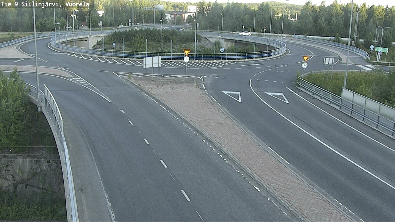 Weather Camera Image Väg 9 Siilinjärvi, Vuorela, Siilinjärvi, Pohjois-Savo