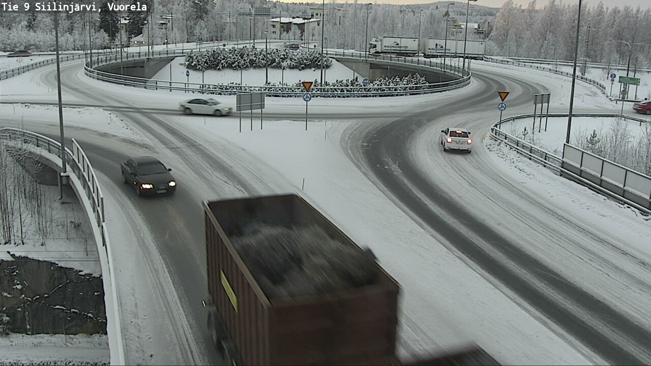 Weather Camera Image Väg 9 Siilinjärvi, Vuorela, Siilinjärvi, Pohjois-Savo