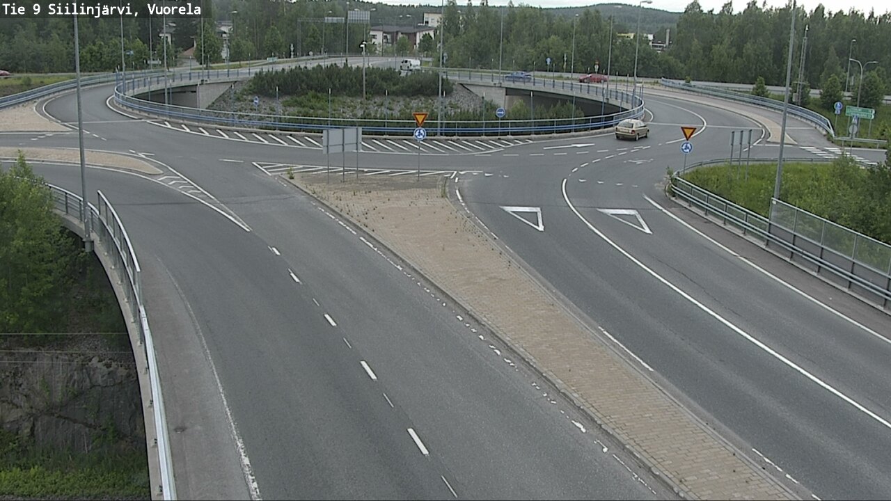 Weather Camera Image Road 9 Siilinjärvi, Vuorela, Siilinjärvi, Pohjois-Savo