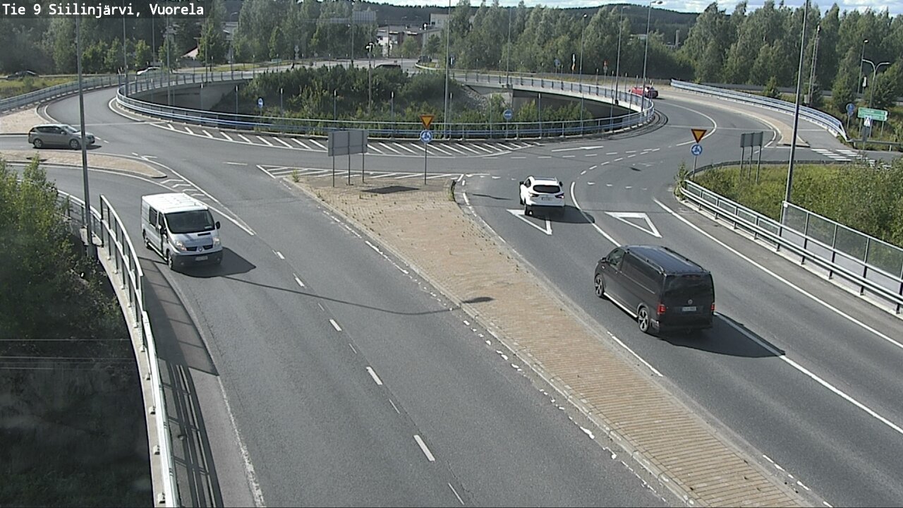 Weather Camera Image Väg 9 Siilinjärvi, Vuorela, Siilinjärvi, Pohjois-Savo