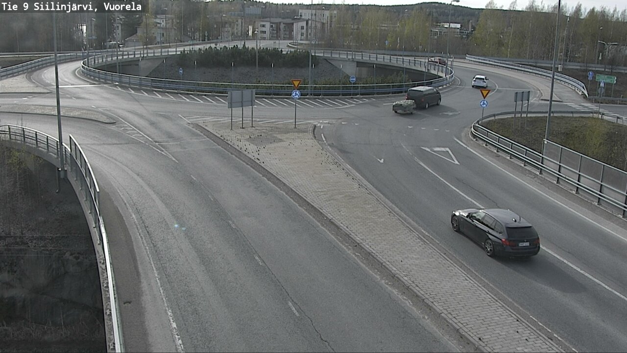 Weather Camera Image Väg 9 Siilinjärvi, Vuorela, Siilinjärvi, Pohjois-Savo