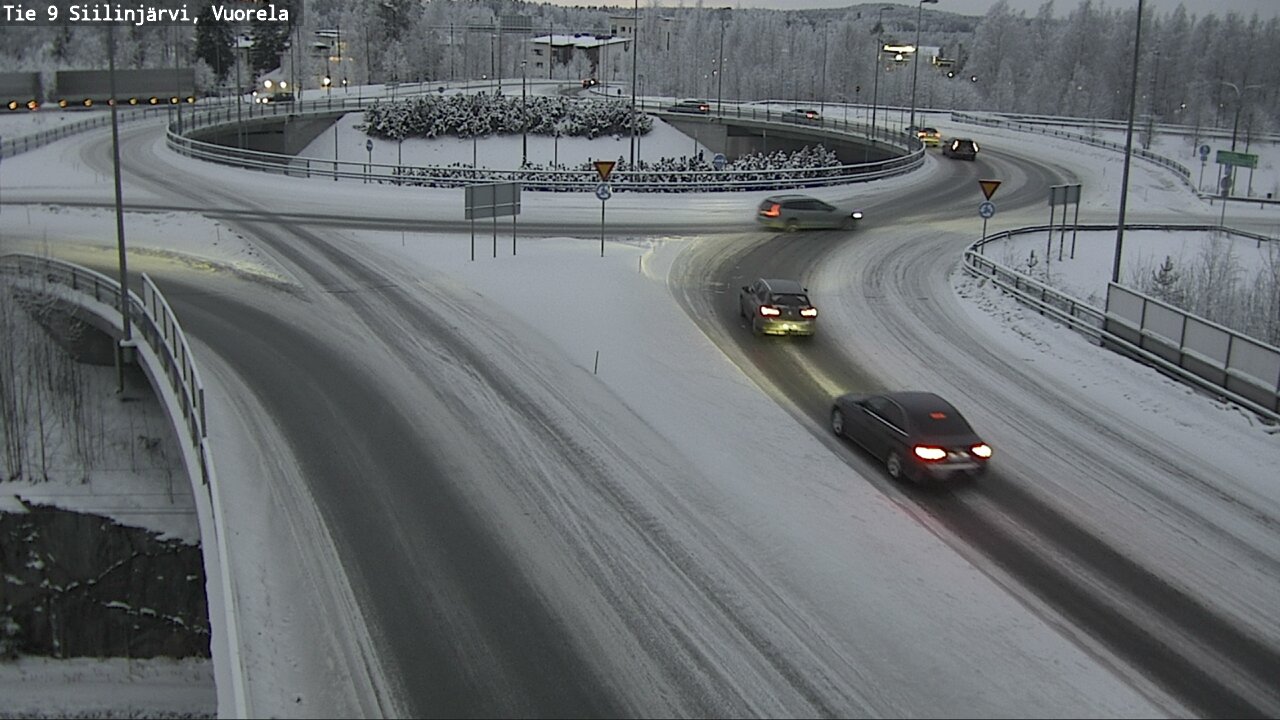 Weather Camera Image Väg 9 Siilinjärvi, Vuorela, Siilinjärvi, Pohjois-Savo