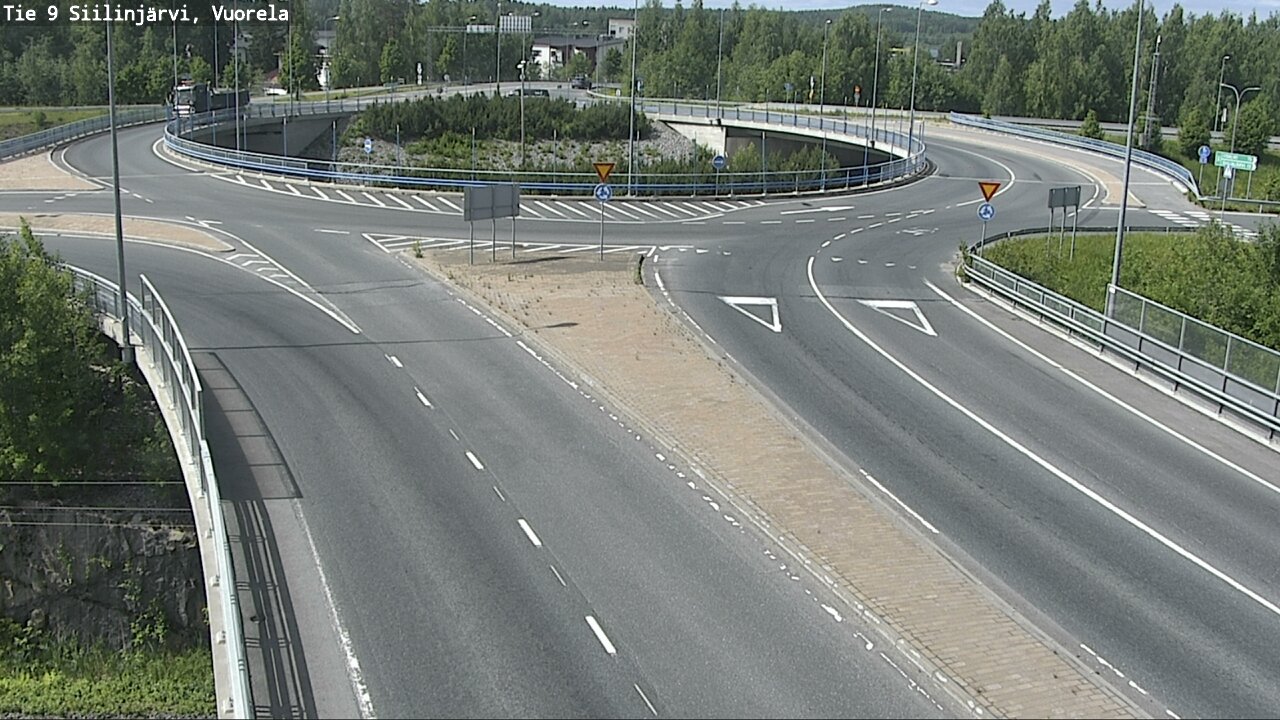 Weather Camera Image Road 9 Siilinjärvi, Vuorela, Siilinjärvi, Pohjois-Savo
