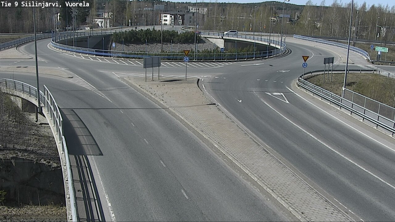 Weather Camera Image Väg 9 Siilinjärvi, Vuorela, Siilinjärvi, Pohjois-Savo