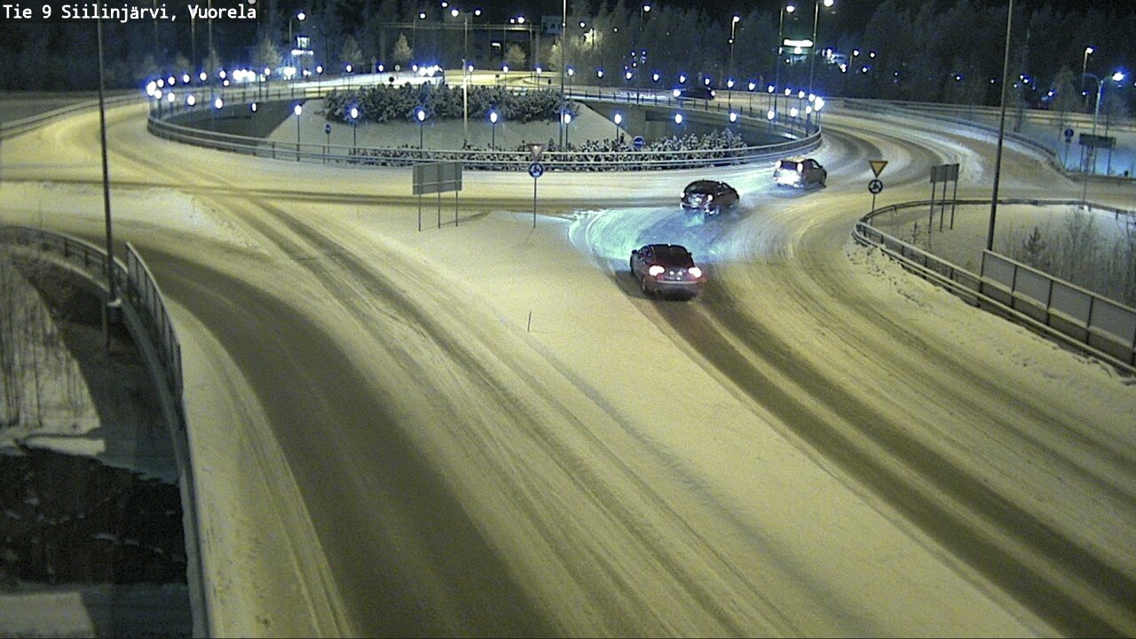 Weather Camera Image Väg 9 Siilinjärvi, Vuorela, Siilinjärvi, Pohjois-Savo