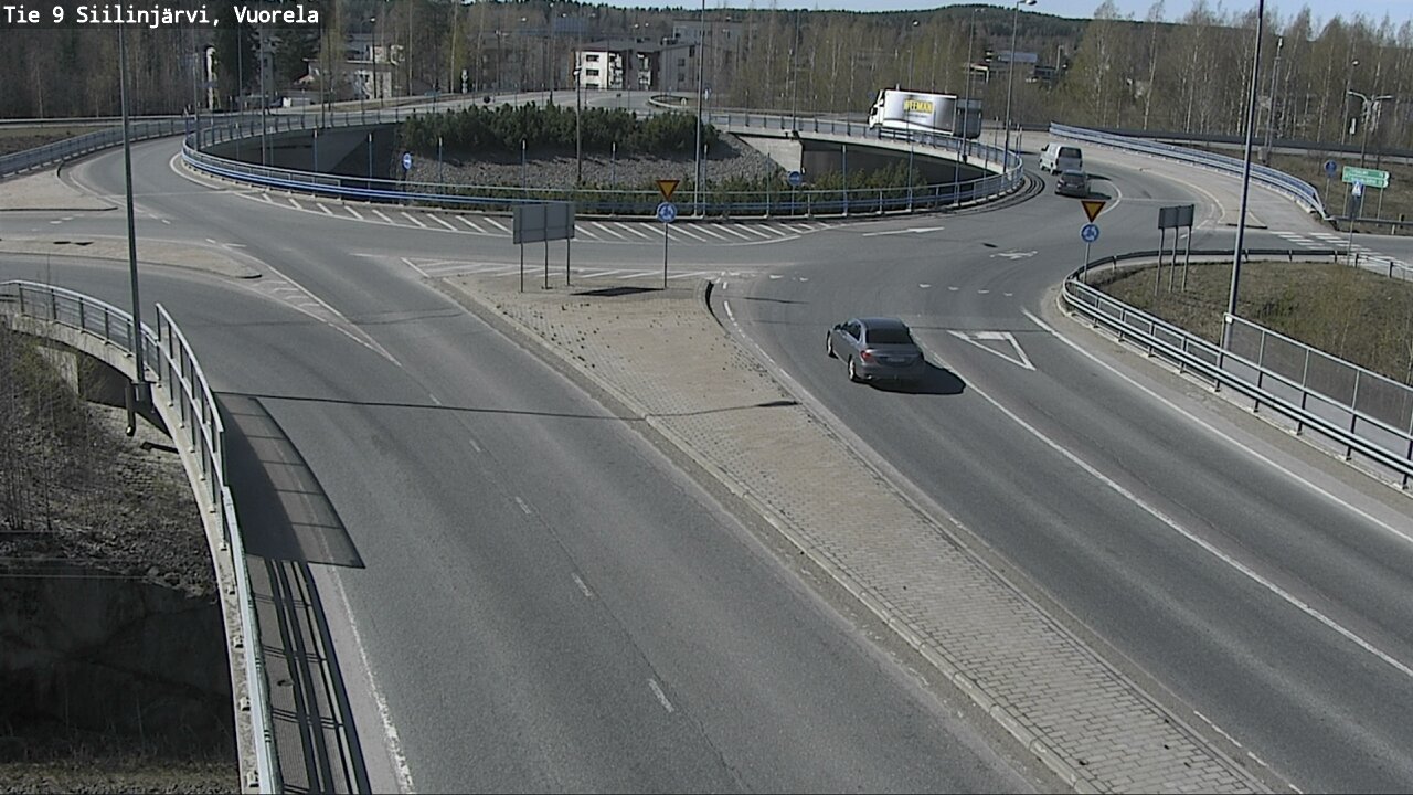Weather Camera Image Väg 9 Siilinjärvi, Vuorela, Siilinjärvi, Pohjois-Savo