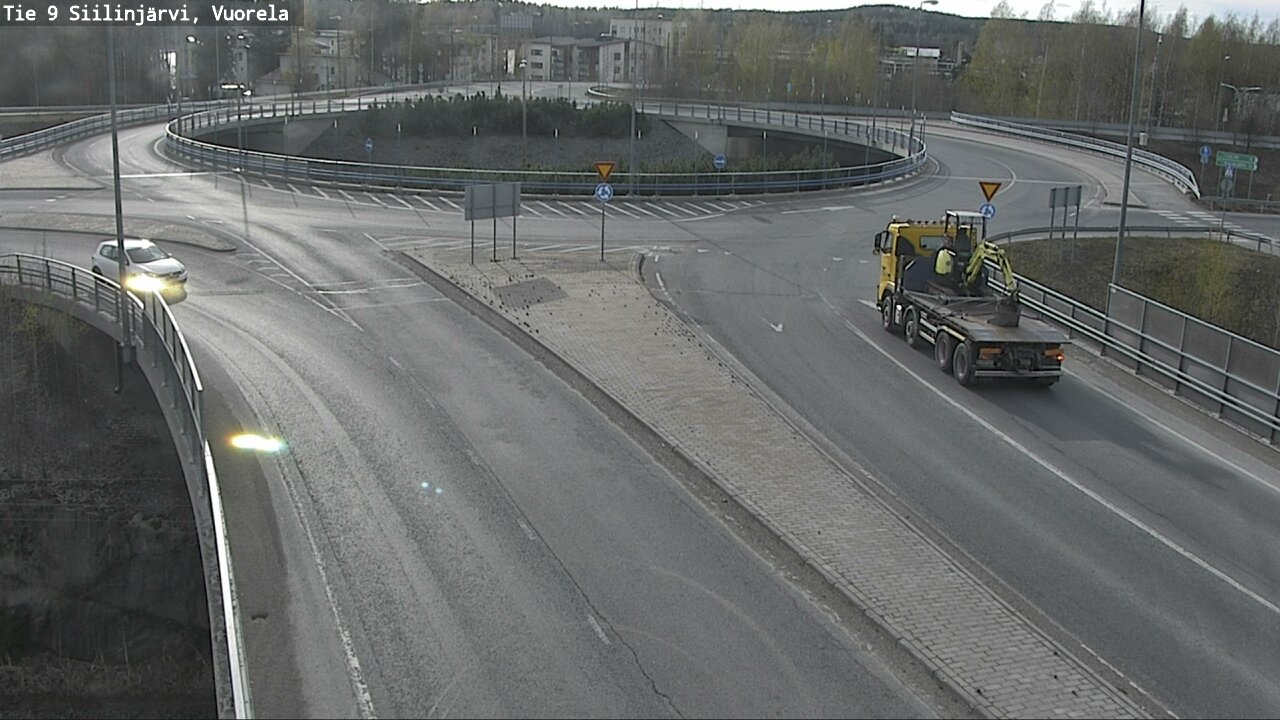 Weather Camera Image Väg 9 Siilinjärvi, Vuorela, Siilinjärvi, Pohjois-Savo