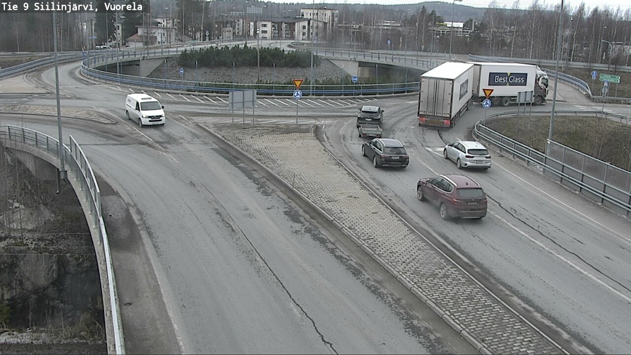 Weather Camera Image Road 9 Siilinjärvi, Vuorela, Siilinjärvi, Pohjois-Savo