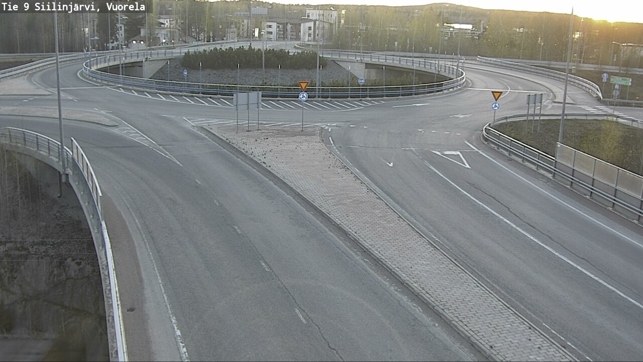 Weather Camera Image Väg 9 Siilinjärvi, Vuorela, Siilinjärvi, Pohjois-Savo