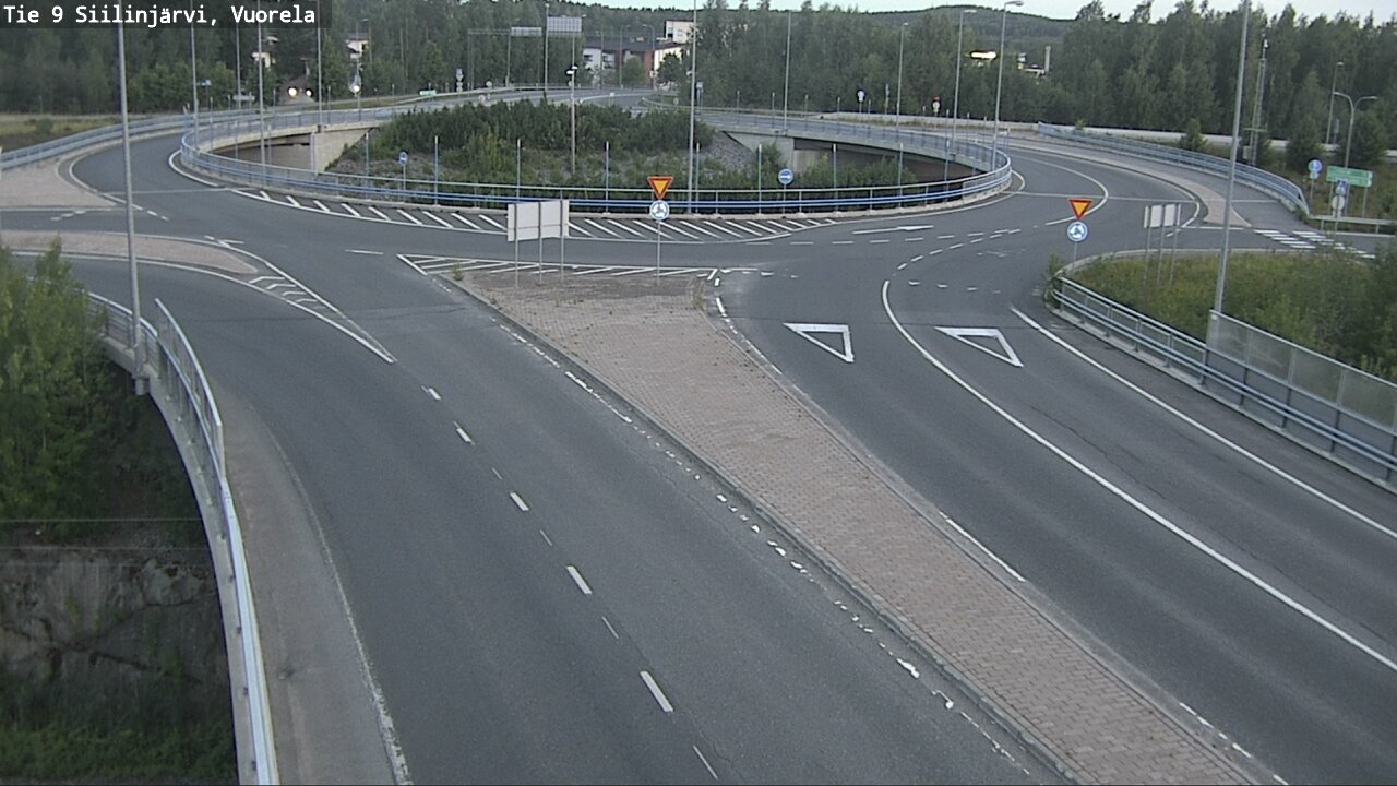 Weather Camera Image Väg 9 Siilinjärvi, Vuorela, Siilinjärvi, Pohjois-Savo