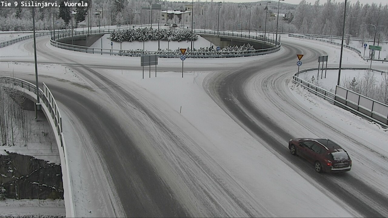 Weather Camera Image Väg 9 Siilinjärvi, Vuorela, Siilinjärvi, Pohjois-Savo