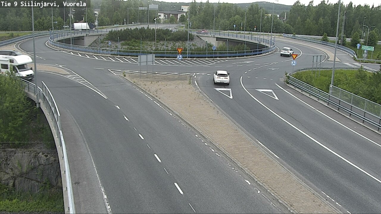 Weather Camera Image Road 9 Siilinjärvi, Vuorela, Siilinjärvi, Pohjois-Savo