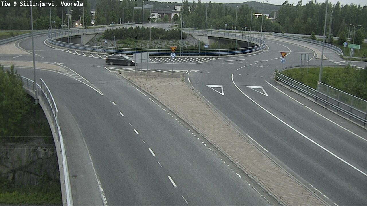 Weather Camera Image Road 9 Siilinjärvi, Vuorela, Siilinjärvi, Pohjois-Savo