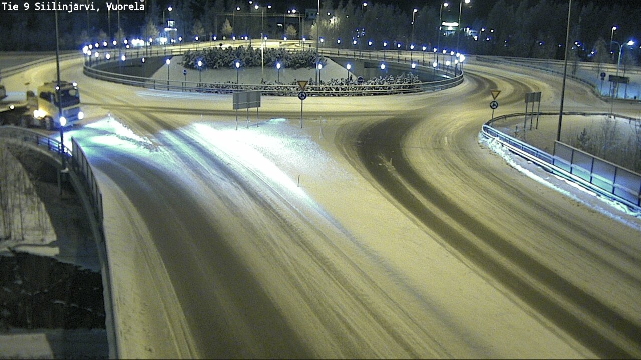Weather Camera Image Väg 9 Siilinjärvi, Vuorela, Siilinjärvi, Pohjois-Savo