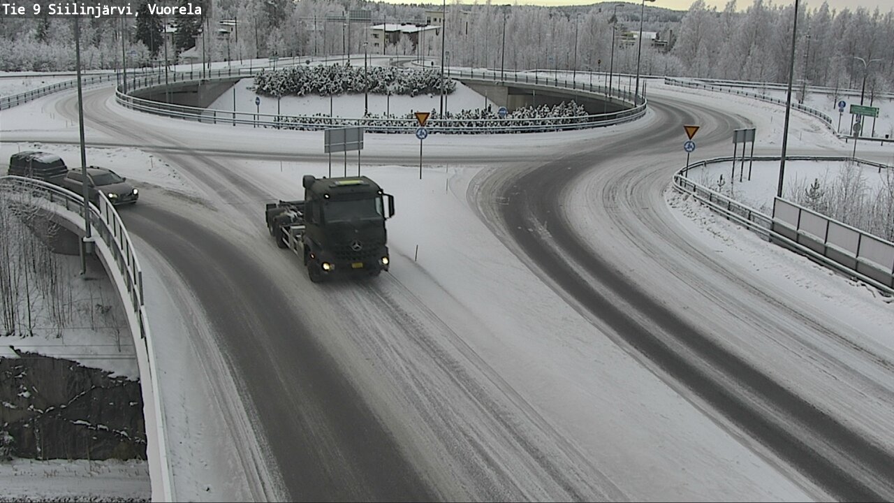 Weather Camera Image Väg 9 Siilinjärvi, Vuorela, Siilinjärvi, Pohjois-Savo